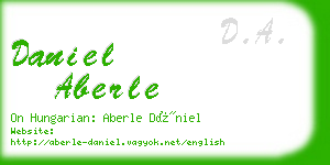 daniel aberle business card
